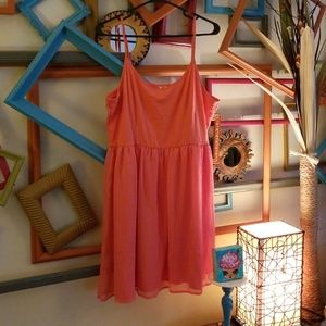 LC empire waist fit and flare skater tank dress